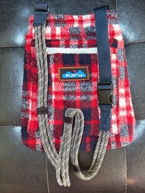 KAVU- Keepon Crossbody Bag.  Plaid Wool.